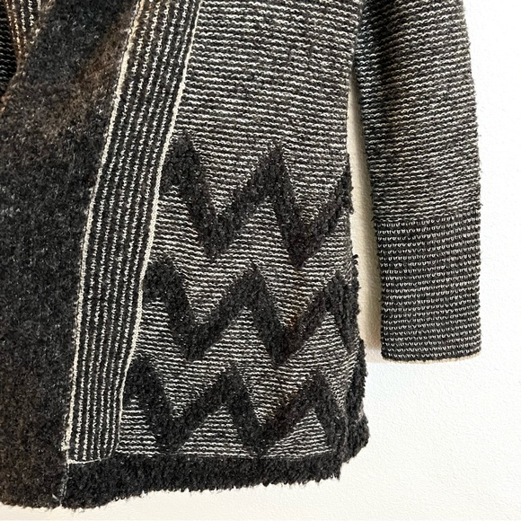 *SOLD* Anthropologie Angel of the North Equinox Gray Open Cardigan Sweater - Picture 4 of 13